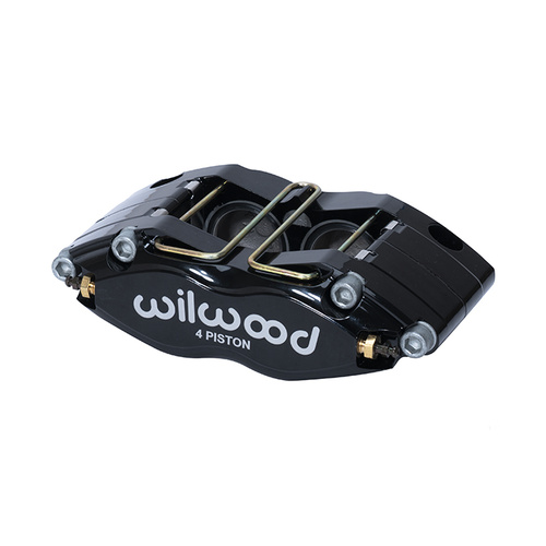 Wilwood Caliper, DPR-DS, Radial, 0.81 in. Rotor Width, 12.19 in. Rotor Dia, 1.25/1.25 in. Bore, Universal, Alum, Black, Each