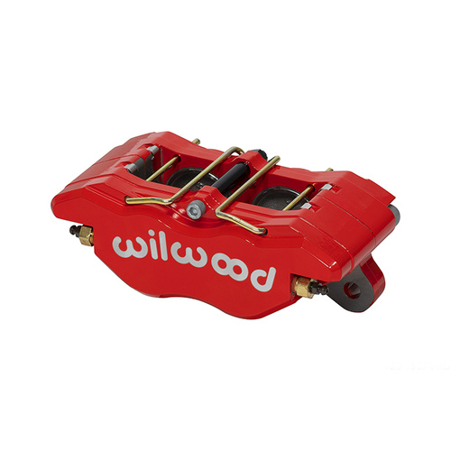 Wilwood Caliper, DPN, Lug, 0.38 in. Rotor Width, 13.06 in. Rotor Dia, 1.75/1.75 in. Bore, Universal, Alum, Red, Each