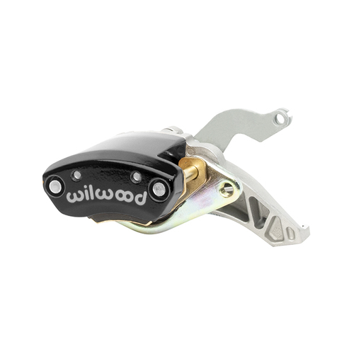 Wilwood Caliper, MC4 Mechanical, Floating, 1.10 in. Rotor Width, 12.88 in. Rotor Dia, 1.19 in. Bore, RH, Alum, Black, Each