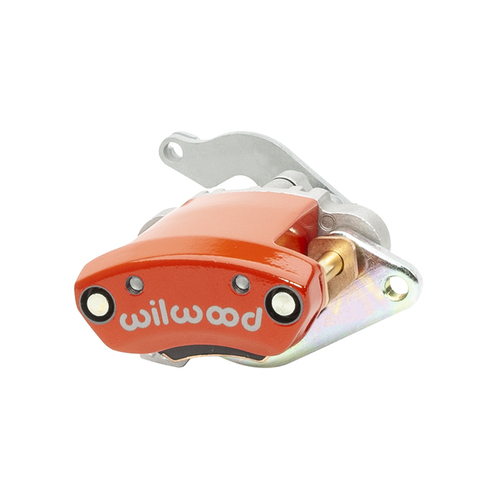 Wilwood Caliper, MC4 Mechanical, Floating, 1.10 in. Rotor Width, 12.88 in. Rotor Dia, 1.19 in. Bore, LH, Alum, Red, Each