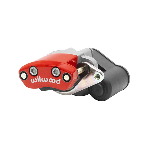 Wilwood Caliper, EPB1, Lug, 1.10 in. Rotor Width, 14.00 in. Rotor Dia, 1.25 in. Bore, LH, Alum, Red, Each