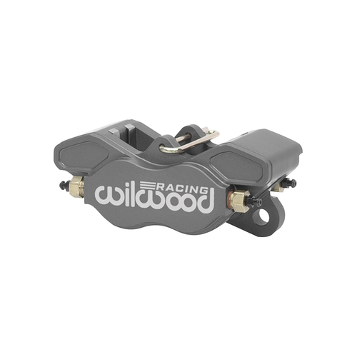 Wilwood Caliper, GP320A, Lug, 0.24 in. Rotor Width, 11.50 in. Rotor Dia, 1.25/1.25 in. Bore, RH, Alum, Ano, Each