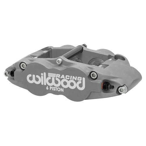 Wilwood Caliper, FNSL6R ST, Radial, 1.25 in. Rotor Width, 14.00 in. Rotor Dia, 1.62/1.12/1.12 in. Bore, RH, Alum, Ano, Each
