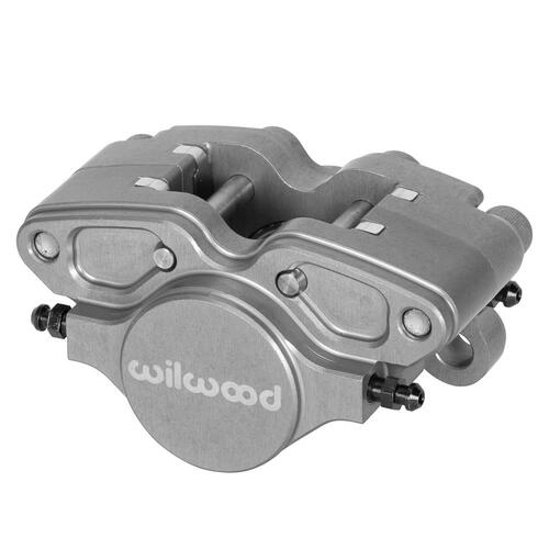 Wilwood Caliper, GP200, 2-piston, Aluminum, Gray/Silver, Wilwood Logo, Each