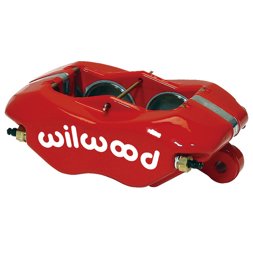 Wilwood Caliper, FDL, Lug, 0.81 in. Rotor Width, 13.06 in. Rotor Dia, 1.62/1.62 in. Bore, Universal, Alum, Red, Each