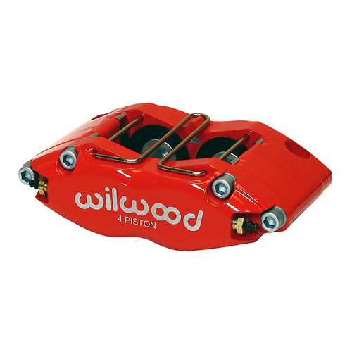 Wilwood Caliper, DPR, Radial, 0.81 in. Rotor Width, 12.19 in. Rotor Dia., 1.62/1.62 in. Bore, Aluminum, Universal, Red, Each