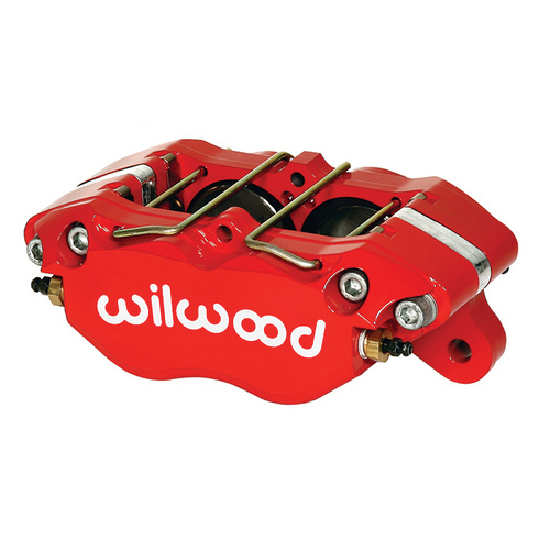 Wilwood Caliper, DP, Lug, 0.81 in. Rotor Width, 13.06 in. Rotor Dia, 1.38/1.38 in. Bore, Universal, Alum, Red, Each