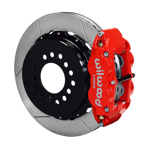 Wilwood Brake Kit, Rear, FNSL4R Big Brake Parking, Radial, 13.00 Rotor, Plain Face, Red, Large For Chevrolet C10, Kit