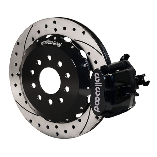 Wilwood Brake Kit, Rear, CPB Caliper, Radial, 12.88 Rotor, SRP, Black, 8.8 For Ford 94-04, Kit