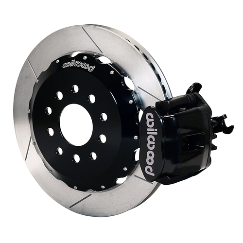 Wilwood Brake Kit, Rear, CPB Caliper, Radial, 12.88 Rotor, Plain Face, Black, Mustang 05-up, Kit