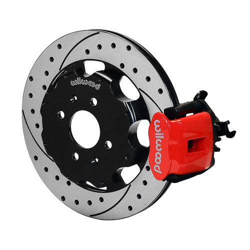 Wilwood Brake Kit, Rear, CPB Caliper, Radial, 12.19 Rotor, SRP, Red, OEM, Kit