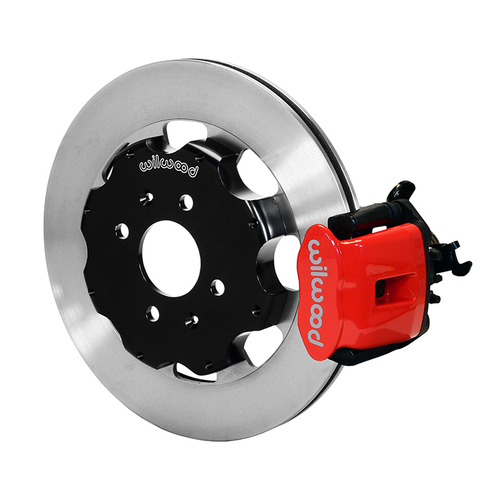Wilwood Brake Kit, Rear, CPB Caliper, Radial, 12.19 Rotor, Plain Face, Red, OEM, Kit