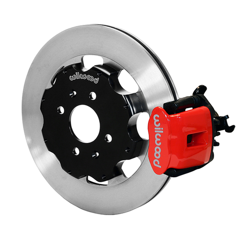 Wilwood Brake Kit, Rear, CPB Caliper, Radial, 12.19 Rotor, Plain Face, Red, OEM, Kit