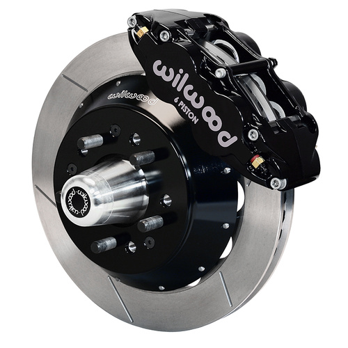 Wilwood Brake Kit, Front, FNSL6R Big Brake (Hub), Radial, 13.00 Rotor, Plain Face, Black, For Ford, For Mercury, Kit