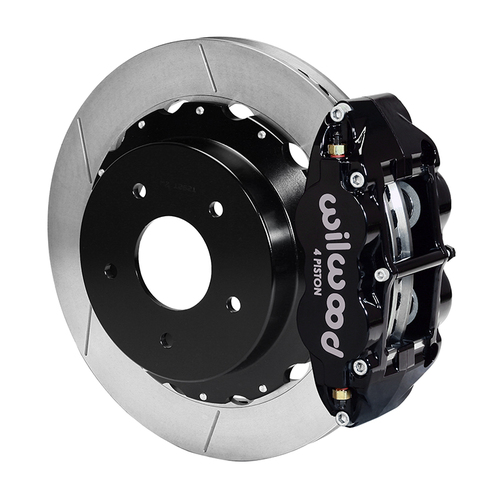 Wilwood Brake Kit, Rear, FNSL4R Big Brake For OE Parking Brake, Radial, 14.00 Rotor, Plain Face, Black, OEM, Kit