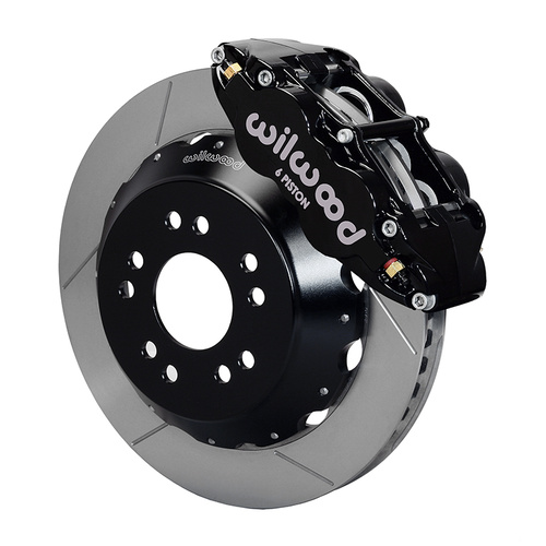 Wilwood Brake Kit, Front, FNSL6R Big Brake (Hat), Radial, 13.00 Rotor, Plain Face, Black, For Chevrolet, Kit