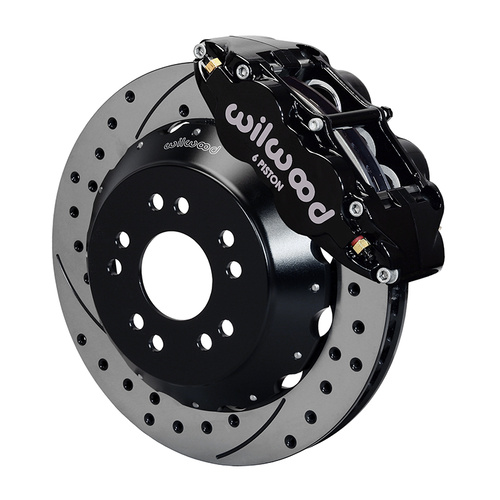 Wilwood Brake Kit, Front, FNSL6R Big Brake (Hat), Radial, 14.00 Rotor, SRP, Black, For Chevrolet, Kit