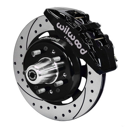 Wilwood Brake Kit, Front, DP6 Big Brake (Hub), Lug, 12.19 Rotor, SRP, Black, For Chevrolet, Kit