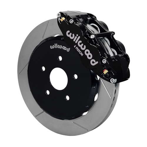 Wilwood Brake Kit, Front, FNSL6R Big Brake (Hat), Radial, 12.88 Rotor, Plain Face, Black, For Toyota, Kit