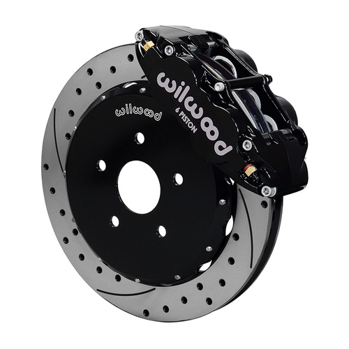 Wilwood Brake Kit, Front, FNSL6R Big Brake (Hat), Radial, 12.88 Rotor, SRP, Black, For Toyota, Kit