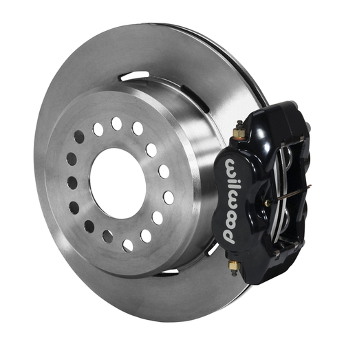 Wilwood Brake Kit, Rear, FDLI Parking, Lug, 12.19 Rotor, Plain Face, Black, Mopar/Dana, Kit