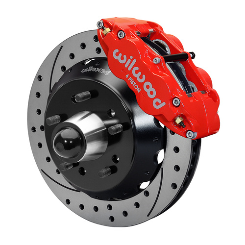 Wilwood Brake Kit, Front, FNSL6R Big Brake (Hub), Radial, 13.00 Rotor, SRP, Red, For Chevrolet, CPP, For GMC, Kit