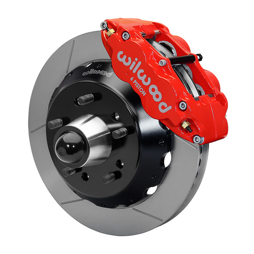 Wilwood Brake Kit, Front, FNSL6R Big Brake (Hub), Radial, 13.00 Rotor, Plain Face, Red, For Chevrolet, CPP, For GMC, Kit