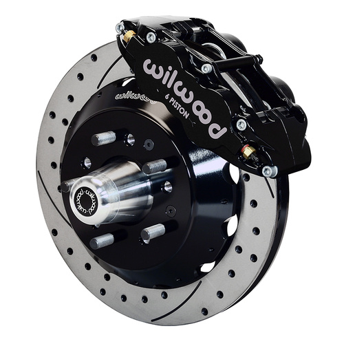 Wilwood Brake Kit, Front, FNSL6R Big Brake (Hub), Radial, 13.00 Rotor, SRP, Black, For Dodge, For Plymouth, Kit