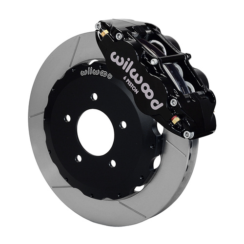 Wilwood Brake Kit, Front, FNSL6R Big Brake (Hat), Radial, 13.06 Rotor, Plain Face, Black, Kit