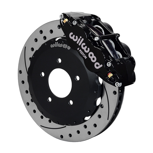 Wilwood Brake Kit, Front, FNSL6R Big Brake (Hat), Radial, 14.00 Rotor, SRP, Black, Kit