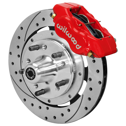 Wilwood Brake Kit, Front, FDLI Pro Series, Lug, 11.75 Rotor, SRP, Red, For Chevrolet, Kit