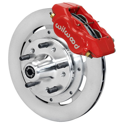 Wilwood Brake Kit, Front, FDLI Pro Series, Lug, 11.75 Rotor, Plain Face, Red, For Chevrolet, Kit