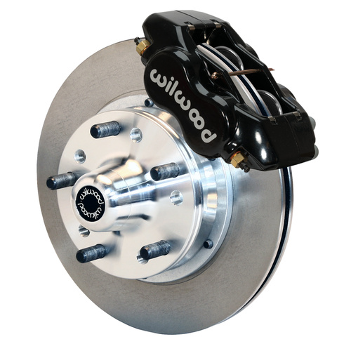 Wilwood Brake Kit, Front, FDLI Pro Series, Lug, 11.00 Rotor, Plain Face, Black, For Ford, Kit