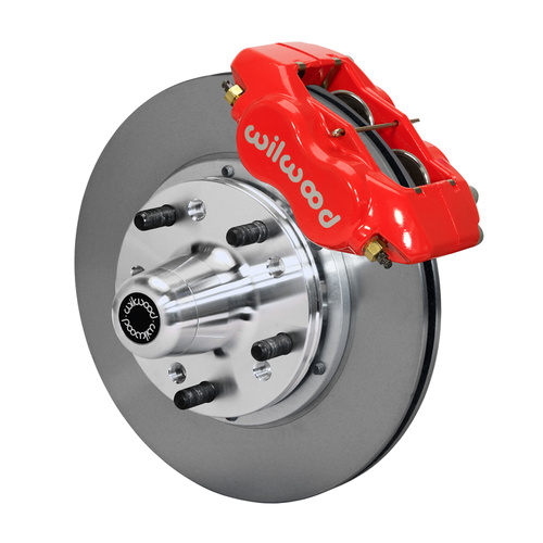 Wilwood Brake Kit, Front, FDLI Pro Series, Lug, 11.00 Rotor, Plain Face, Red, Magnum, Kit