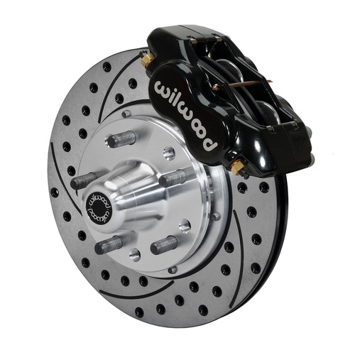 Wilwood Brake Kit, Front, FDLI Pro Series, Lug, 11.00 Rotor, SRP, Black, For Ford, For Mercury, Kit