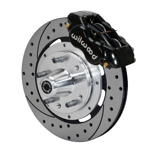 Wilwood Brake Kit, Front, FDLI Big Brake (Hub), Lug, 12.19 Rotor, SRP, Black, For Ford, For Mercury, Kit