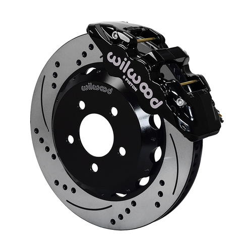 Wilwood Brake Kit, Front, AERO6 Big Brake, Radial, 14.25 Rotor, SRP, Black, For Chevrolet, Kit