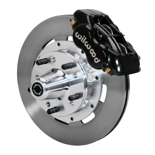 Wilwood Brake Kit, Front, FDLI Big Brake (Hub), Lug, 12.19 Rotor, Plain Face, Black, For Chevrolet, For Pontiac, Kit