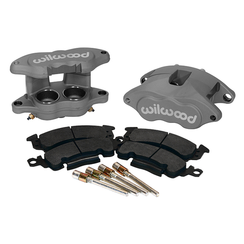 Wilwood Brake Kit, Rear, D52 Caliper Kit, Floating, 1.25 Rotor, Plain Face, Ano, Kit