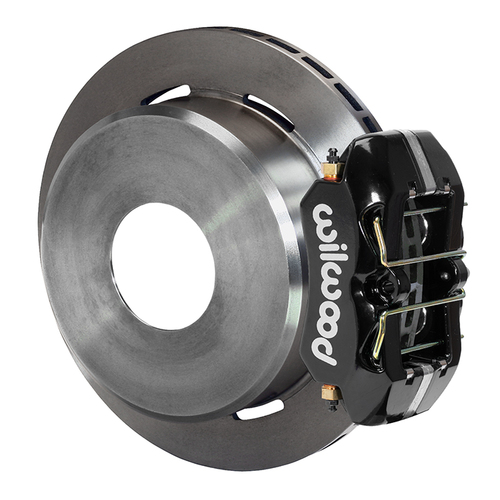 Wilwood Brake Kit, Rear, FDLP Parking, Lug, 11.00 Rotor, Plain Face, Black, Big For Ford, Kit