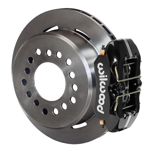 Wilwood Brake Kit, Rear, FDLP Parking, Lug, 11.00 Rotor, Plain Face, Black, 12 Bolt Special, Kit