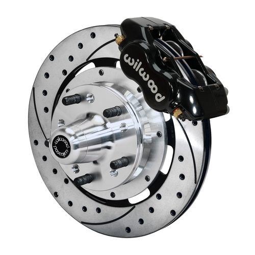 Wilwood Brake Kit, Front, FDLI Big Brake (Hub), Lug, 12.19 Rotor, SRP, Black, Magnum, Kit