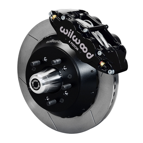 Wilwood Brake Kit, Front, FNSL6R Big Brake (Hub), Radial, 12.88 Rotor, Plain Face, Black, Magnum, Kit