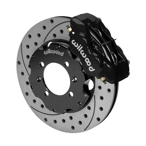 Wilwood Brake Kit, Front, FDLI Big Brake (Hat), Lug, 11.00 Rotor, SRP, Black, For Mazda, Kit