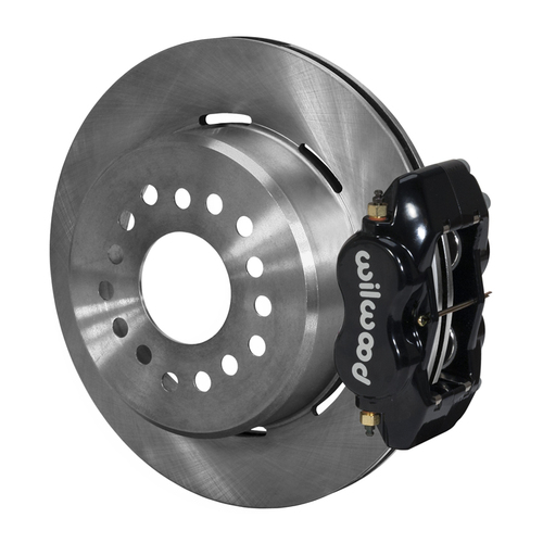 Wilwood Brake Kit, Rear, FDLI Parking, Lug, 12.19 Rotor, Plain Face, Black, 59-64 Impala / 57-62 Corvette, Kit