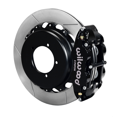 Wilwood Brake Kit, Rear, FNSL4R Big Brake Parking, Radial, 12.88 Rotor, Plain Face, Black, Speedway Engineering Modlite, Kit