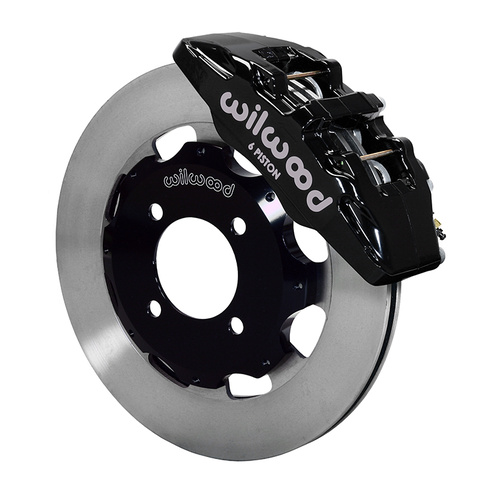 Wilwood Brake Kit, Front, DP6 Big Brake (Hat), Lug, 12.19 Rotor, Plain Face, Black, For Ford, Kit