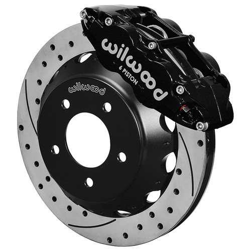 Wilwood Brake Kit, Front, FNSL6R Big Brake (Hat), Radial, 12.88 Rotor, SRP, Black, For Chevrolet, Kit