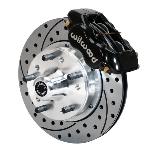 Wilwood Brake Kit, Front, FDLI Pro Series, Lug, 11.00 Rotor, SRP, Black, For American Motors, Kit