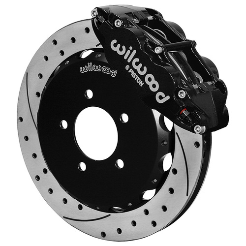 Wilwood Brake Kit, Front, FNSL6R Big Brake (Hat), Radial, 12.88 Rotor, SRP, Black, For Honda, Kit